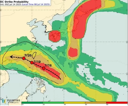 ▲▼             。（圖／翻攝自Facebook／天氣職人-吳聖宇）