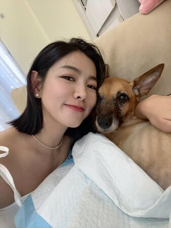 ▲米可白發文悼念癌世愛犬。（圖／翻攝自Facebook／米可白）