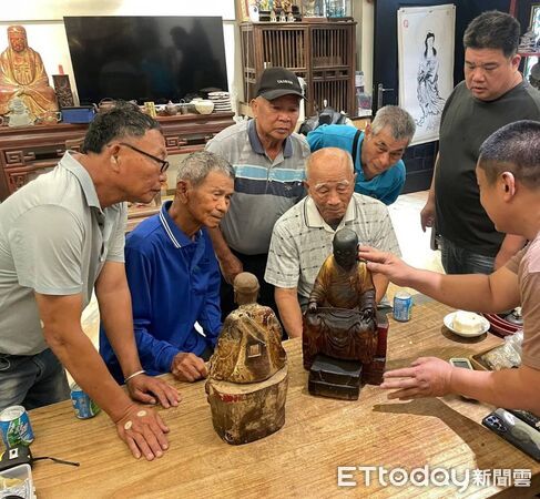▲萬丹鄉下蚶普庵壇信眾北上接駕。（圖／廈北村長郭宇誠及李太豐老師提供）