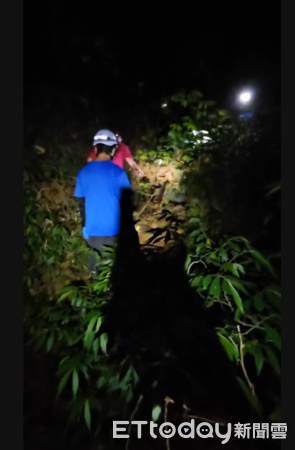 ▲滿州消防分隊找到戴男。（圖／記者陳崑福翻攝）