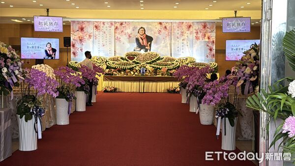 ▲▼ 前台北市副市長彭振聲妻子謝夏蕎今(15)日舉行告別式    。（圖／記者吳世龍攝）