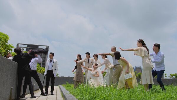 ▲賴慧如與王燦在《好運來》迎來婚禮，卻意外引發「空中危機」。（圖／民視提供）
