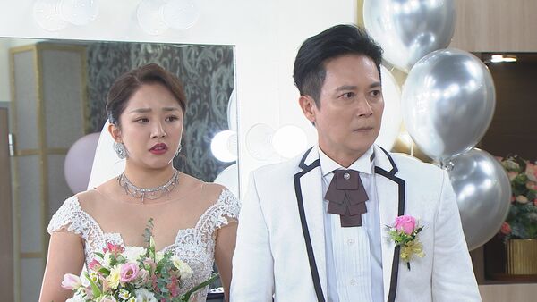 ▲賴慧如與王燦在《好運來》迎來婚禮，卻意外引發「空中危機」。（圖／民視提供）