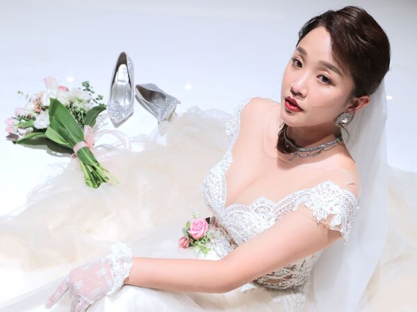 ▲賴慧如與王燦在《好運來》迎來婚禮，卻意外引發「空中危機」。（圖／民視提供）