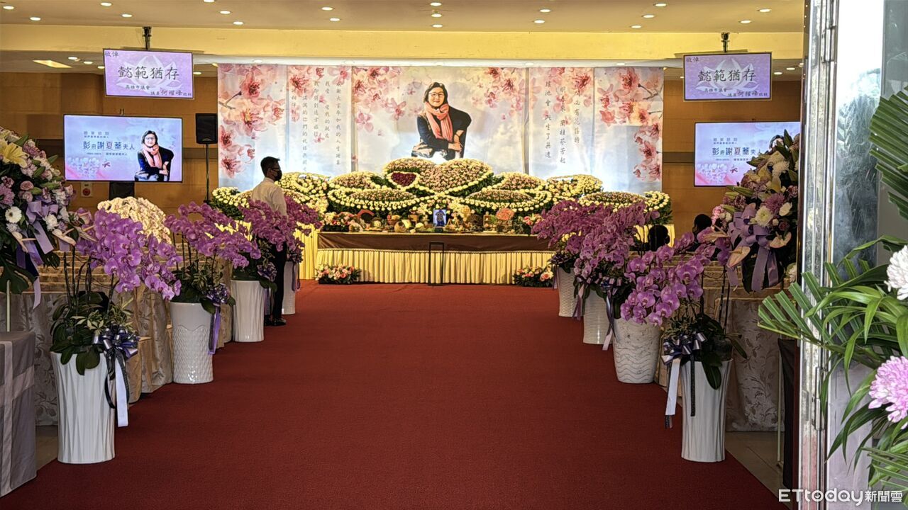 「我即將遠行，行囊滿是祝福」　彭振聲妻子謝夏蕎今告別式