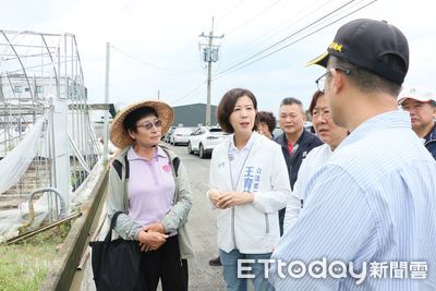 丹娜絲風災嘉義農損未復原 王育敏勘災盼提升農業韌性