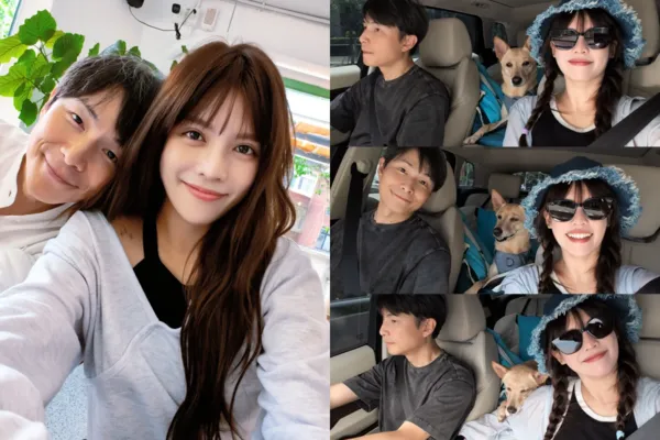 ▲▼夏宇童曬開車照被疑「愛犬沒繫安全帶」拍片還原真相。（圖／翻攝自Instagram／sha_ariel）