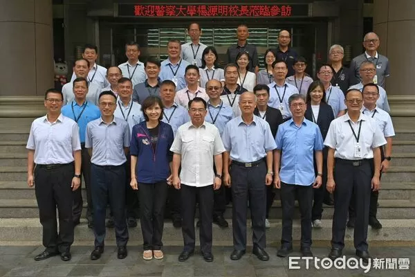 ▲▼   —警大校長楊源明率團參訪嘉義市警局 強化合作共創願景 。（圖／嘉義市警局提供）