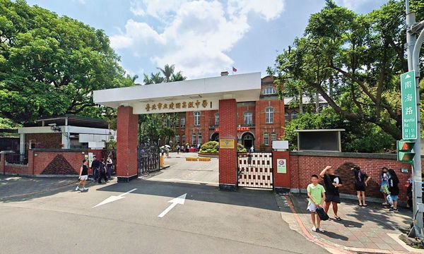 有台灣高中第一學府之稱的建中，爆發橄欖球隊隊員被偷拍、霸凌的醜聞。（翻攝自Google Maps）