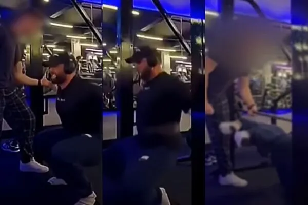 ▲▼深蹲結束槓鈴沒卡好！　23歲體育生「140kg重壓」雙腿當場骨折。（圖／翻攝自YouTube）