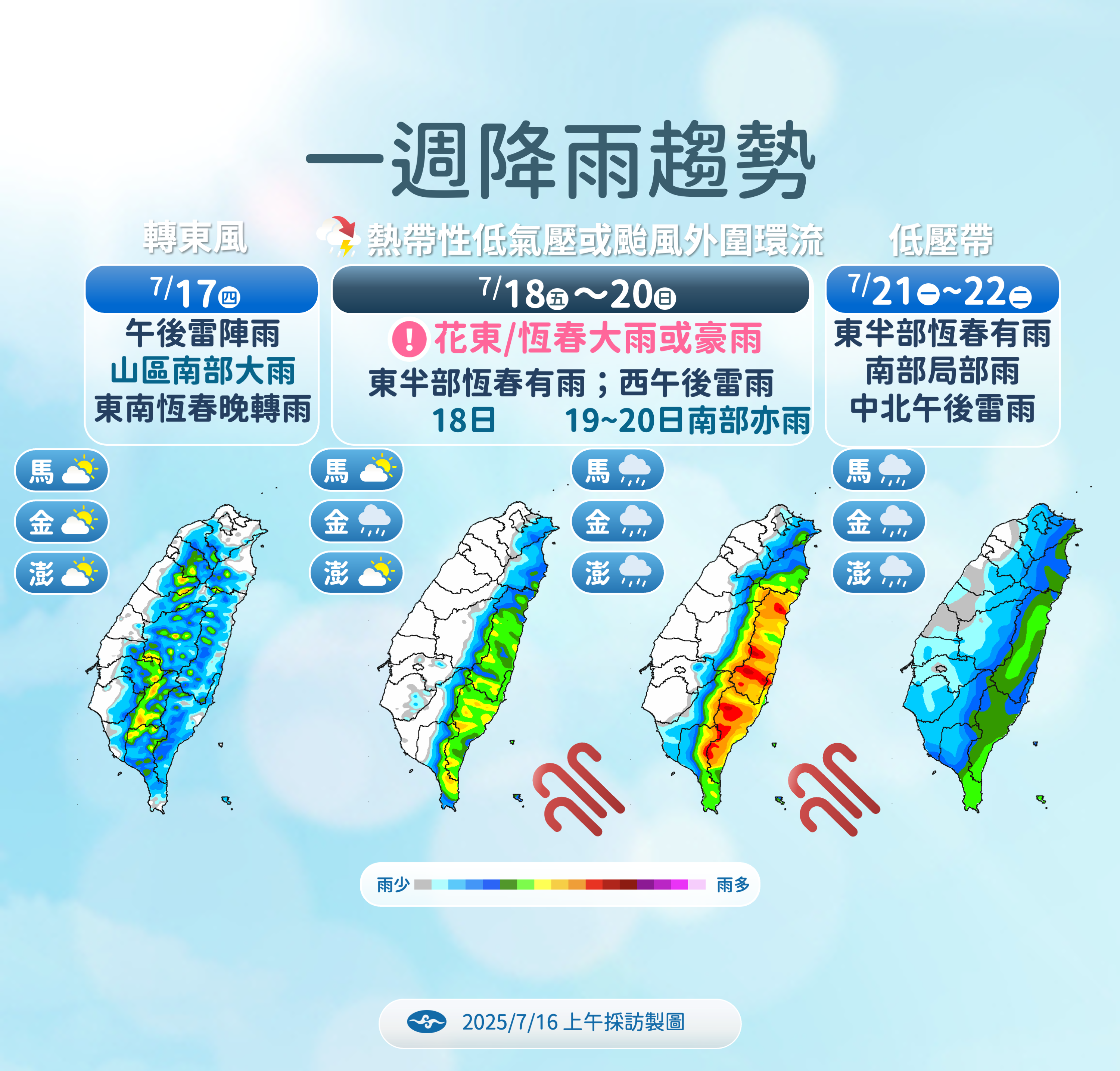 ▲▼天氣趨勢。（圖／氣象署）