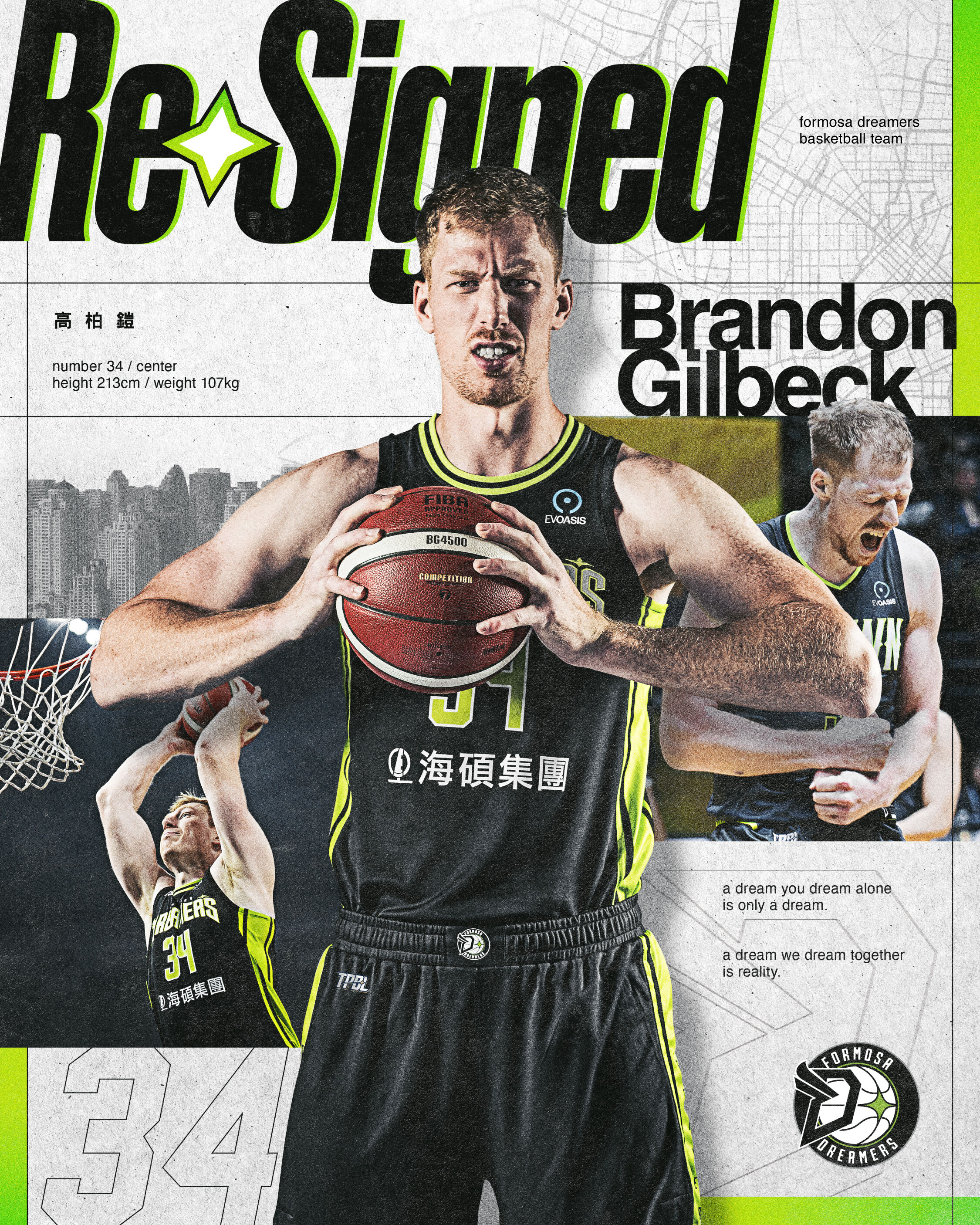 ▲▼夢想家續簽禁區守護神高柏鎧。（圖／夢想家提供）