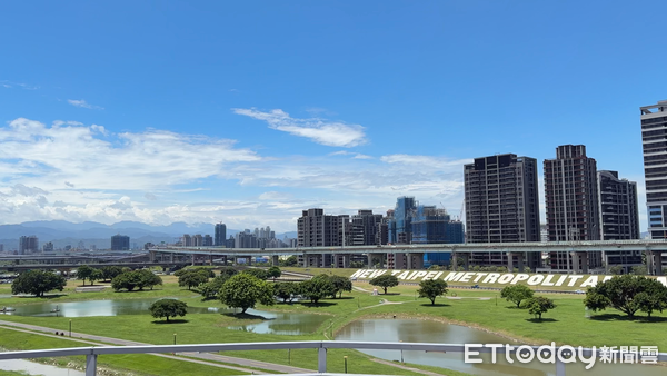 ▲▼新北大都會公園,新北大橋。（圖／記者姜國輝攝）