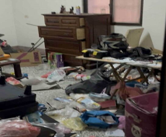▲租客落跑，房間堆滿垃圾。（圖／民眾提供）