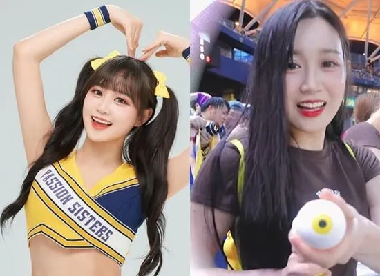 ▲邊荷律在涼水祭被射到眼睛。（圖／翻攝自邊荷律IG）