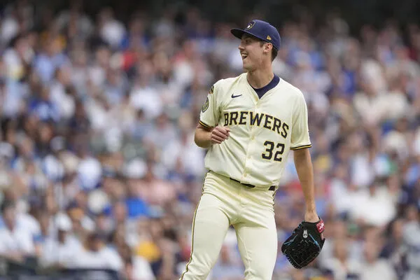 ▲釀酒人23歲「怪物新秀」米蕭羅斯基（Jacob Misiorowski）。（圖／達志影像／美聯社）