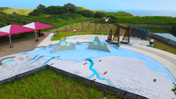 ▲桃園大園區「許厝港濕地南岸景觀工程」完工。（圖／桃園市政府提供）