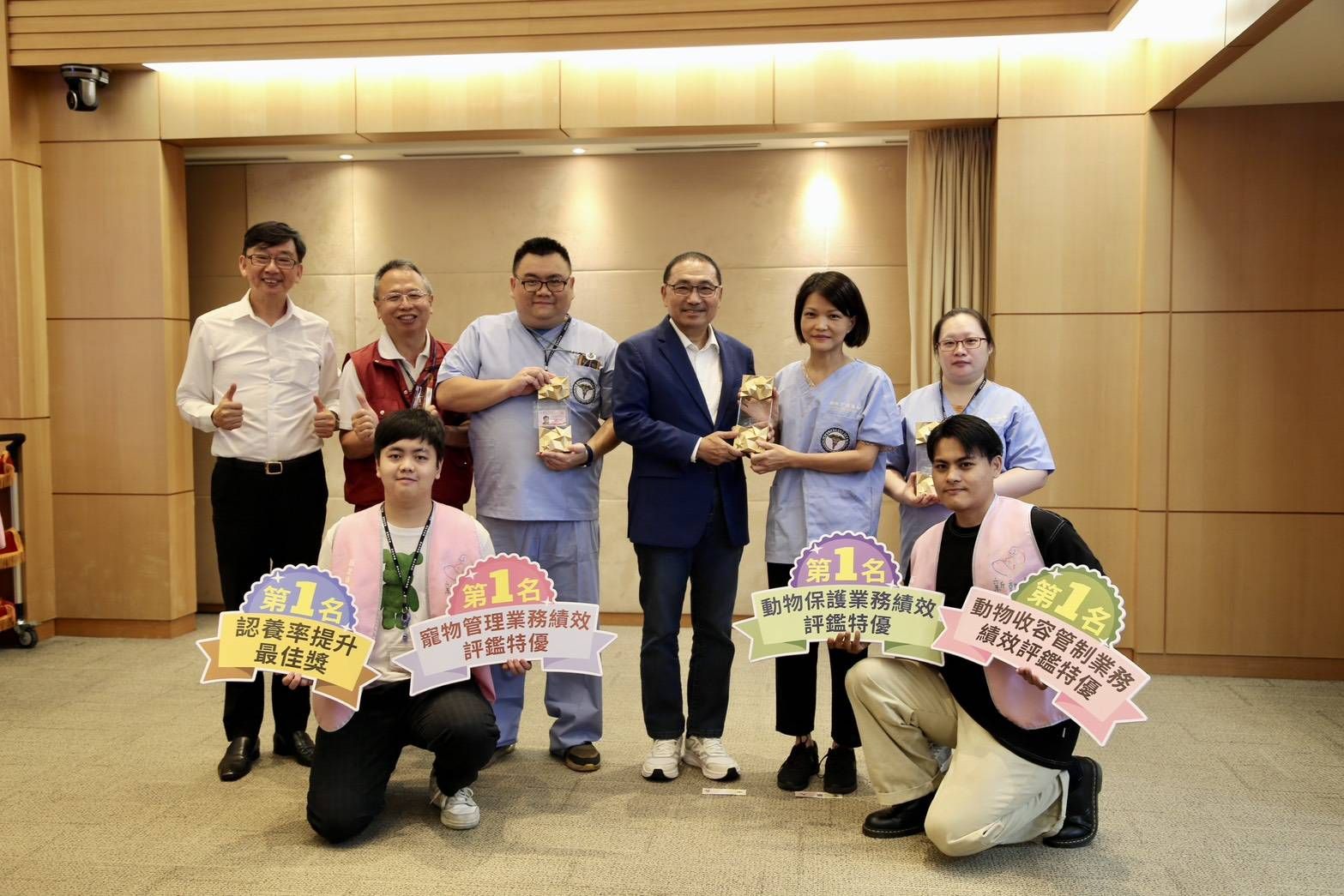 ▲新北動保勇奪農業部3項評鑑特優。（圖／新北市動保處提供）