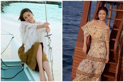 林心如海邊度假曬美照「洩49歲真實狀態」！　網看暈：根本是25歲