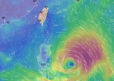 準薇帕大環流將轉彎路徑南修　2天逼近「紫爆豪大雨」炸半個台灣
