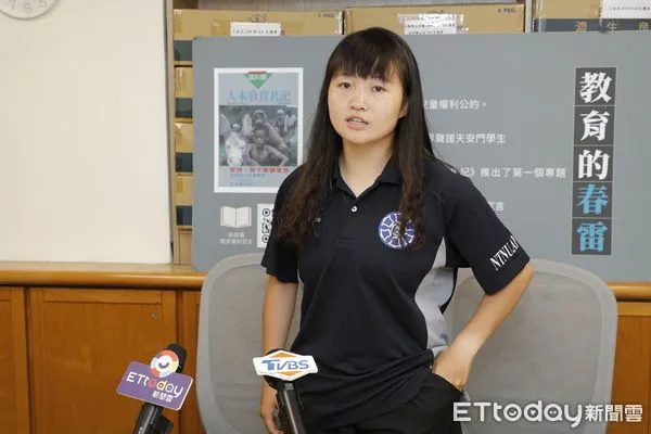 ▲▼師大女足受害學生簡奇陞出面受訪。（圖／記者湯興漢攝）