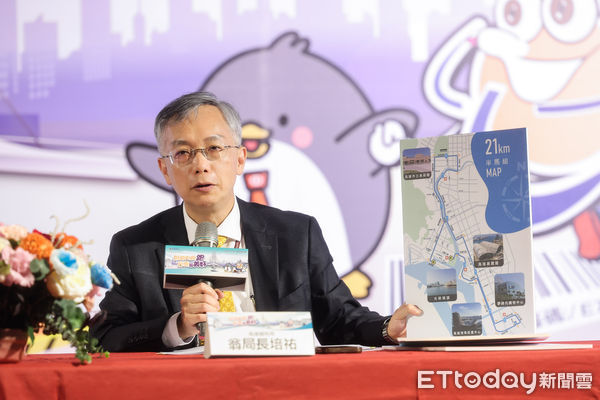 ▲高雄國稅局局長翁培祐說明賽事規劃。（圖／記者許宥孺翻攝）
