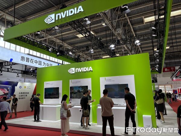 ▲▼輝達（NVIDIA）首度參加鏈博會。（圖／記者陳冠宇攝）