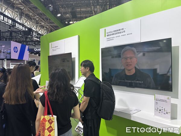 ▲▼輝達（NVIDIA）首度參加鏈博會。（圖／記者陳冠宇攝）