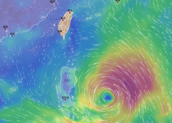 準薇帕大環流將轉彎路徑南修　2天逼近「紫爆豪大雨」炸半個台灣