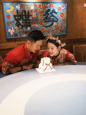 獨家／王樂妍婚宴僅9人　邱勝翊温貞凌快炒店包辦