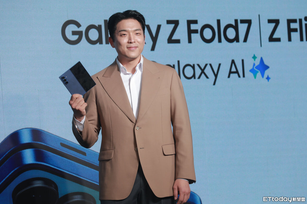 ▲▼三星Galaxy Z Fold7｜Z Flip7旗艦摺疊系列記者會-安成宰。（圖／記者周宸亘攝）