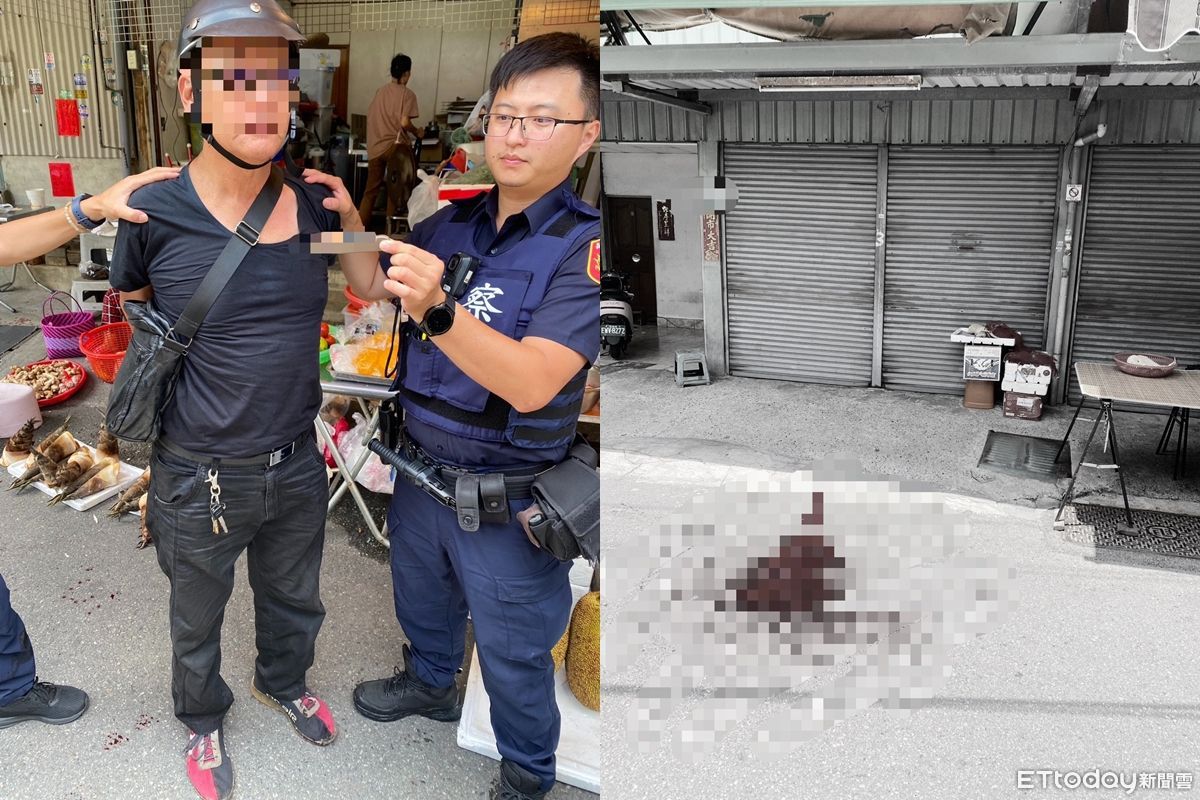 菜市場砍友人！現場一地鮮血　嘉義男「殺人未遂」遭裁定羈押