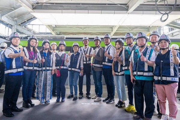 桃園捷運綠線列車高架段動態測試　力拚115年北段優先通車
