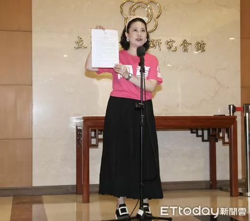 ▲▼吳思瑤  聯訪  台電工會相關  立法院。（圖／記者屠惠剛攝）