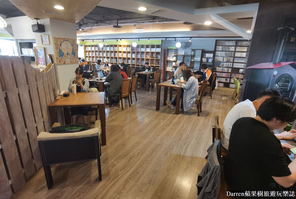 ▲▼沐茶閱讀咖啡館。（圖／部落客Darren蘋果樹旅遊玩樂誌授權提供）
