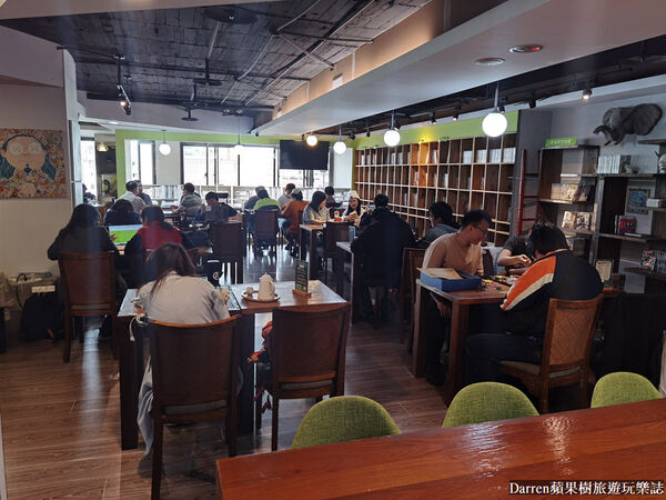 ▲▼沐茶閱讀咖啡館。（圖／部落客Darren蘋果樹旅遊玩樂誌授權提供）