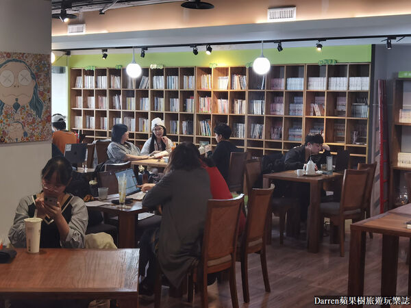 ▲▼沐茶閱讀咖啡館。（圖／部落客Darren蘋果樹旅遊玩樂誌授權提供）
