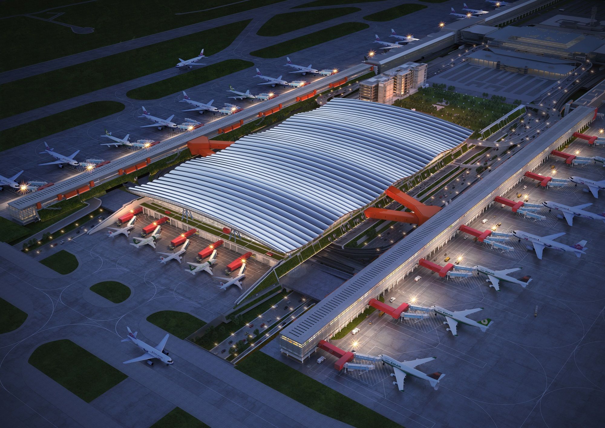 旅客、轉機、貨運齊飛！桃機拚出國門新高度 第三航廈蓄勢待發（圖／桃園機場公司提供）