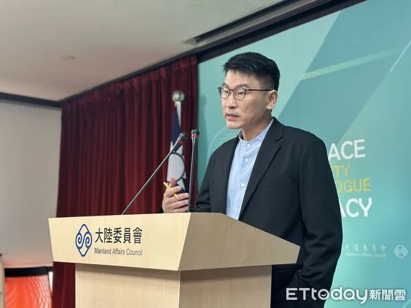 ▲▼陸委會副主委、梁文傑。（圖／記者蔡紹堅攝）