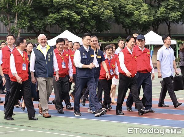 ▲總統賴清德、台北市長蔣萬安共同視導「台北市2025城鎮韌性演習」。（圖／記者徐文彬攝）
