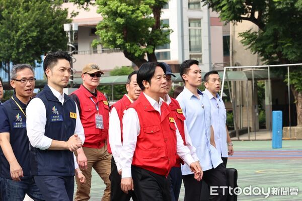 ▲▼總統賴清德、台北市長蔣萬安共同視導「台北市2025城鎮韌性演習」。（圖／記者徐文彬攝）