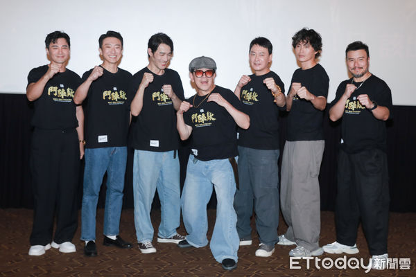 ▲▼《角頭-鬥陣欸》主預告發佈記者會-高捷、王識賢、黃騰浩、張懷秋、黃鐙輝、是元介、李銘忠。（圖／記者周宸亘攝）