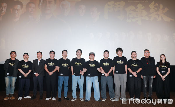 ▲▼《角頭-鬥陣欸》主預告發佈記者會-高捷、王識賢、黃騰浩、張懷秋、黃鐙輝、是元介、李銘忠 監製張文旗、出品張芷萱、導演姜瑞智。（圖／記者周宸亘攝）