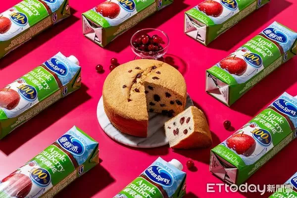 ▲▼春上布丁蛋糕推出夏季最新甜點「蔓越莓蛋糕」。（圖／春上布丁蛋糕提供）