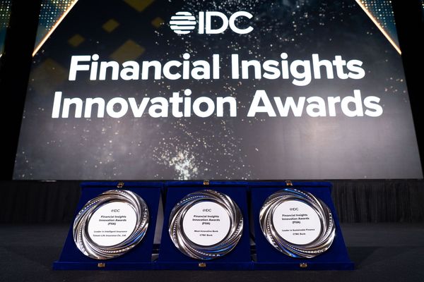 ▲中國信託金控拿下IDC「2025亞太金融創新服務獎」三項大獎，足見中國信託金控數位轉型的經營實力。（圖／中國信託金控提供）