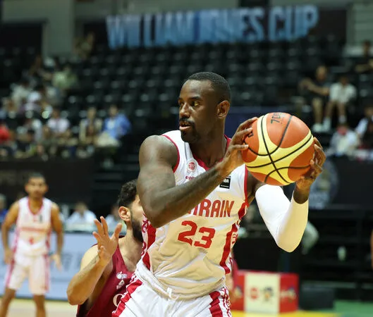 ▲巴林男籃歸化球員桑普森、奇瑟姆。（圖／籃協提供）