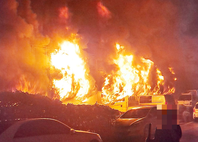 南韓夜半火警「爆炸聲震天」！公寓大樓火災1死66傷　整棟陷火海