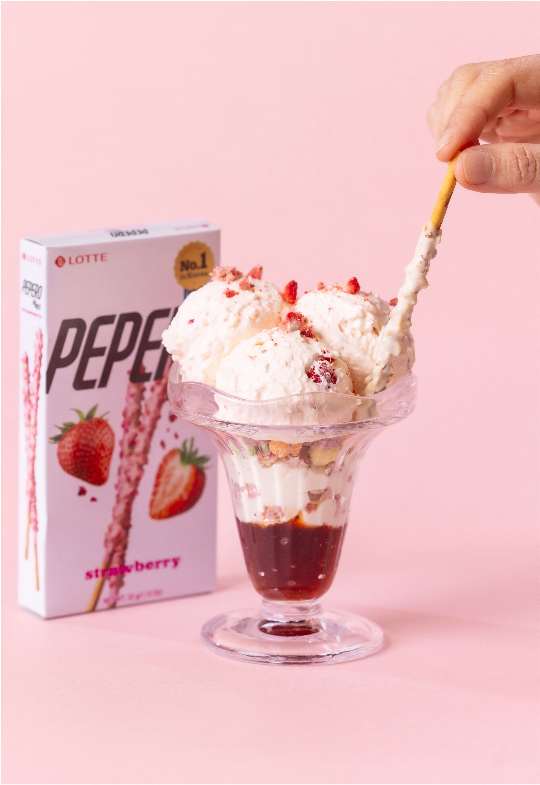 打卡,甜點,PEPERO,零食,混搭,巧克力餅乾棒,創意,樂天,LOTTE,Stray Kids,STAY,康蜜蛋塔（圖／品牌提供）