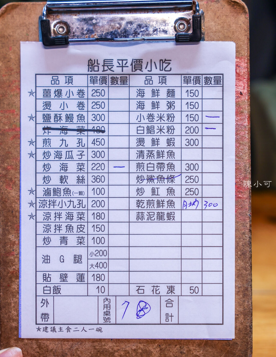 ▲▼卯澳船長平價小吃。（圖／部落客陳小可的吃喝玩樂授權提供）