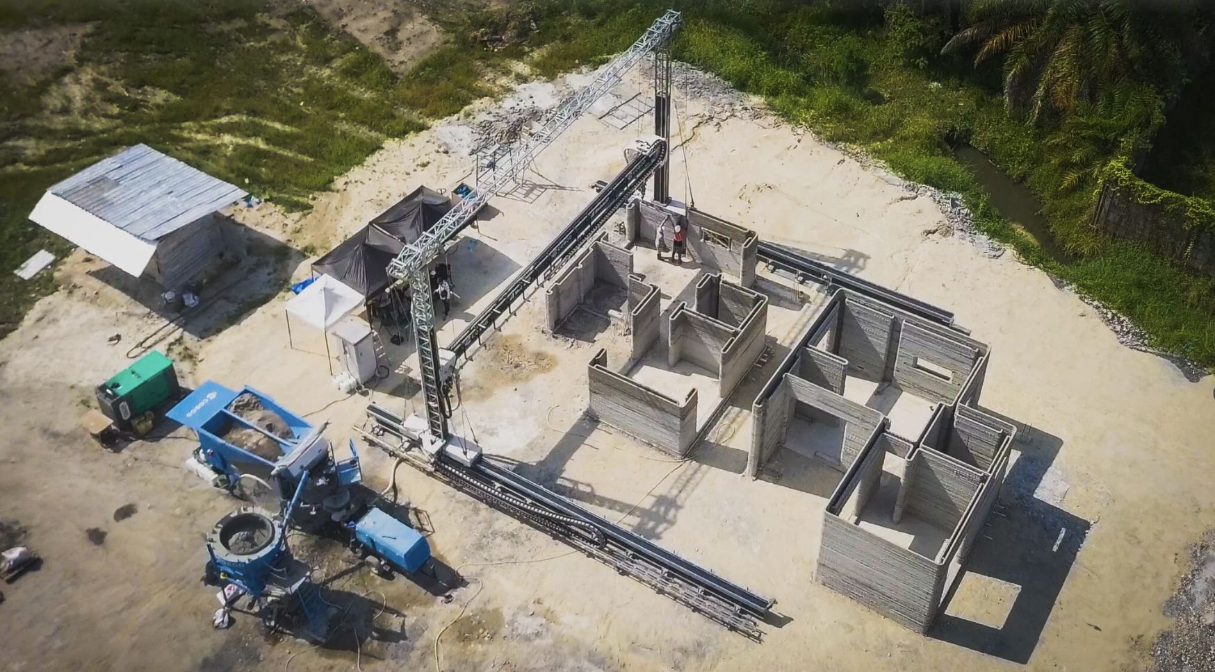 ▲3D列印建築。（圖／翻攝COBOD官網）